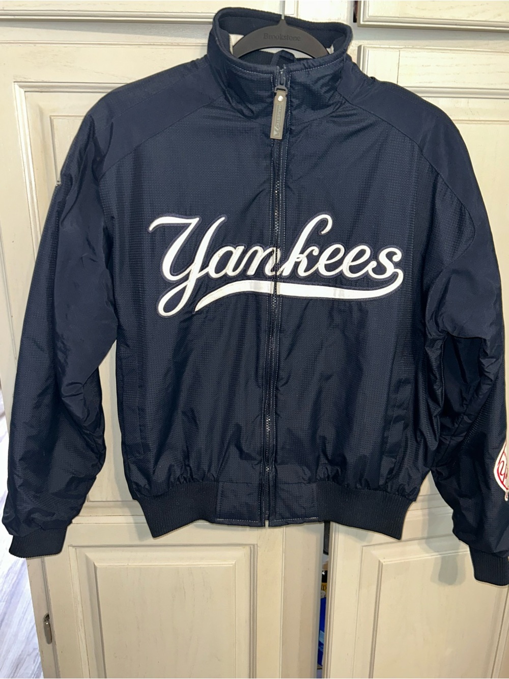 Vintage Majestic New York Yankees MLB Authentic Dugout Collection Jacket Sz L